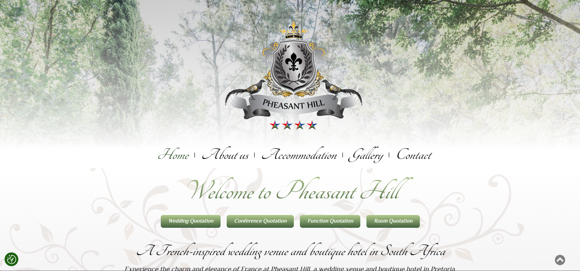 Pheasant Hill website preview